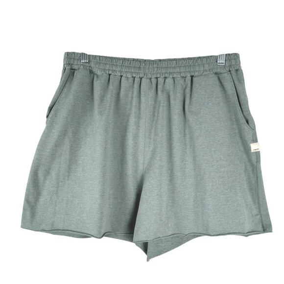Vuori Pants - Vuori Boyfriend Shorts Womens Large Heather Green Stretch Athletic SS-2131